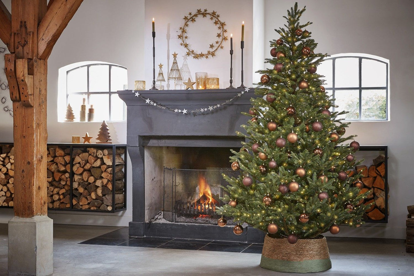 Frasier künstlicher Weihnachtsbaum 383665 185cm x 124cm PE/PVC Black Box Trees