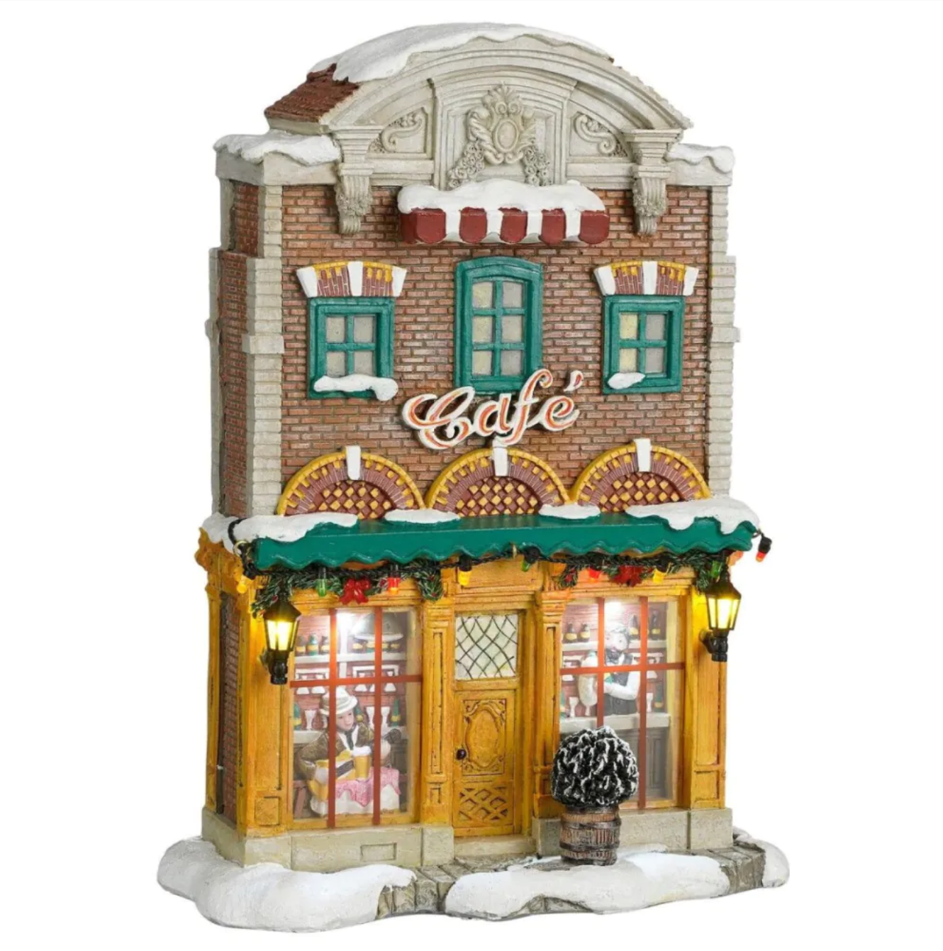 Luville Café Fassade 1142339 - Ville de Reidy – 4,5V Batteriebetrieben