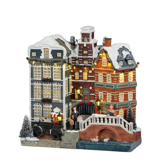 Luville Facade Street Amsterdam 1180590 - Molendam – 4,5V batteriebetrieben