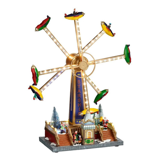 Luville Fairground Flying Starship 47,5cm 1179586  – inkl. 4,5V Adapter