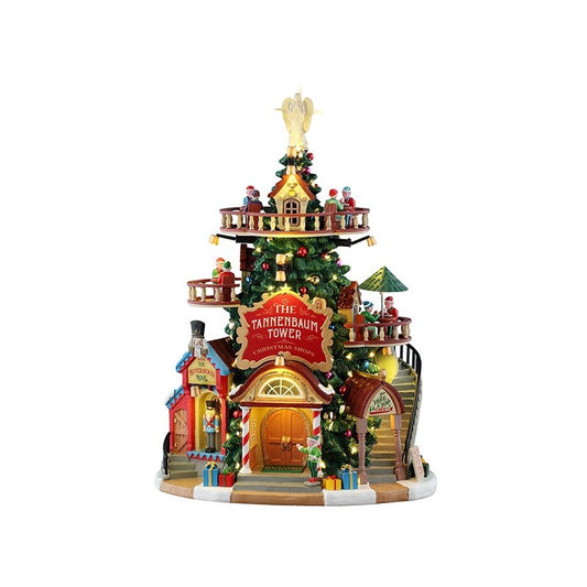 Lemax The Tannenbaum Tower Christmas Shops 55311 - 4,5V batteriebetrieben